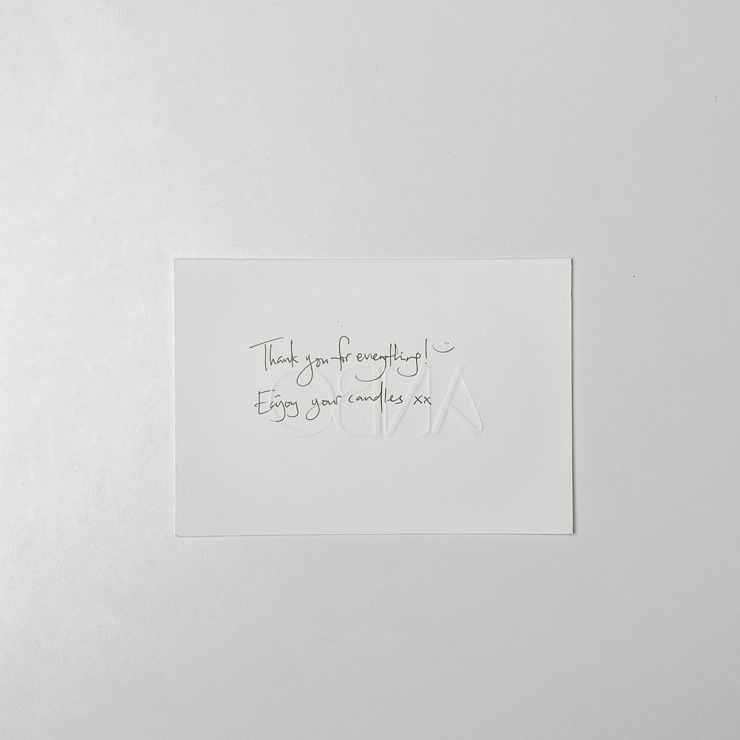 GIFT MESSAGE CARD
