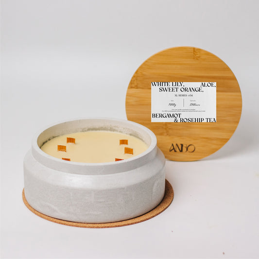 XL SERIES #04 - White Lily, Sweet Orange, Bergamot, Aloe & Rosehip tea